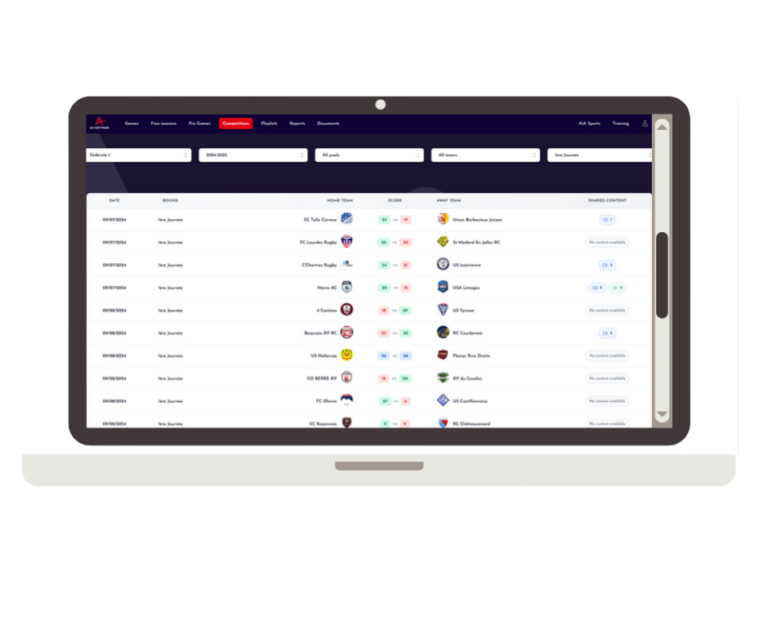 Logiciel d'analyse vidéo pour le rugby et les sports multiples | AIA ...